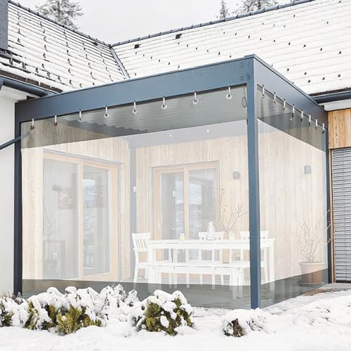 Rideau d'extérieur pour terrasse et pergola profitez de votre porche en vinyle - 2
