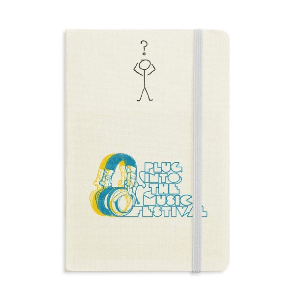 Cahier A5 musique classique motif casque orange un cadeau original pour mélomanes