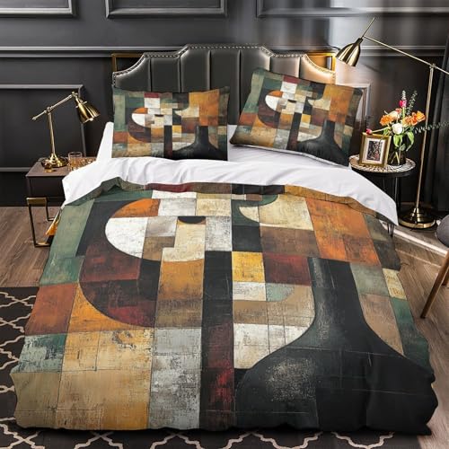 Housse de couette ultra douce lit king microfibre hypoallergique - 2