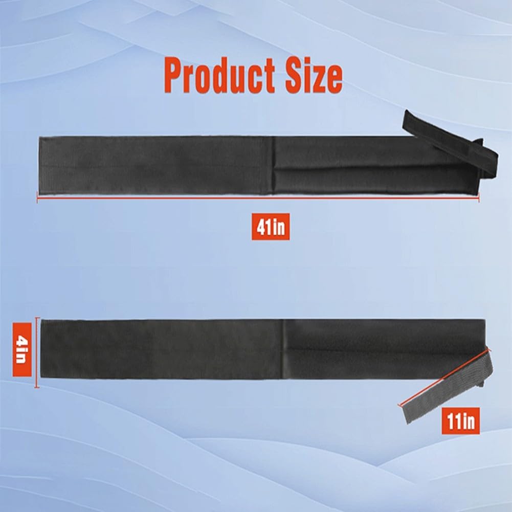 Lot de 2 sangles d'échasses en nylon pour cloison sèche, sangles d'échasses de 10,2 cm de large et doublure en mousse épaisse pour réduire l'inconfort et augmenter le confort