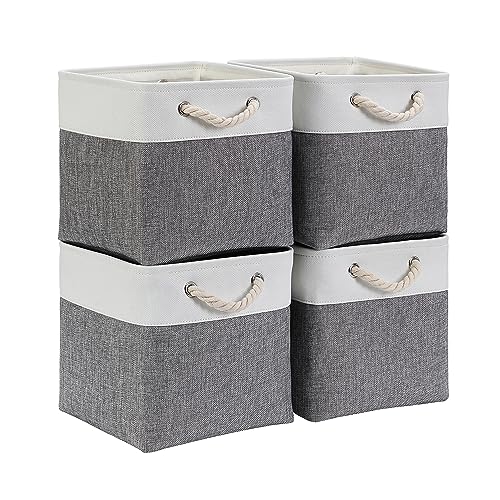 Mangata Cube Storage Boxes 33x33x33cm, Fabric Storage Basket for...