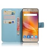 NEKOYA ZTE Blade A452 Hülle,ZTE Blade A452 Lederhülle, Handyhülle im Brieftasche-Stil für ZTE Blade A452.Schutzhülle mit [TPU Innenschale] [Standfunktion] [Kartenfach] [Magnetverschluss]