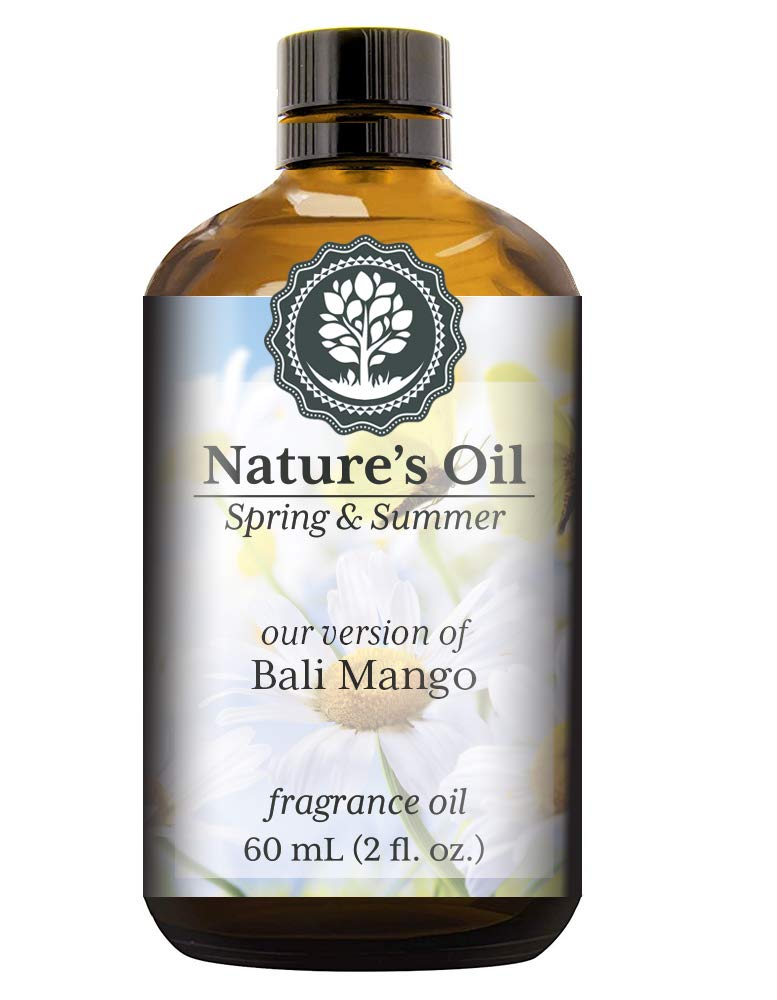 Bali Mango Fragrance Oil (60ml) for Diffusers, Soap Making, Candles, Lotion, Home Scents, Linen Spray, Bath Bombs, Slime