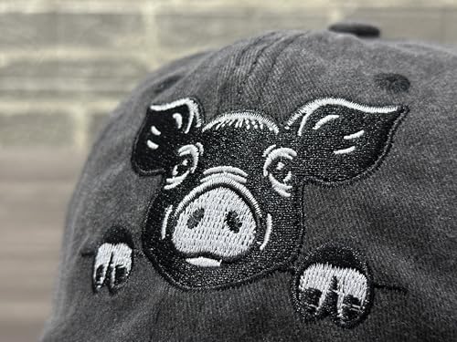 Image of Farm Animal Baseball Cap for Men Women, Goat Donkey Horse Pig Hat | Farm Life Inspiration, Classic Baseball Cap Design, Breathable Cotton Fabric, Secure Adjustable Buckle