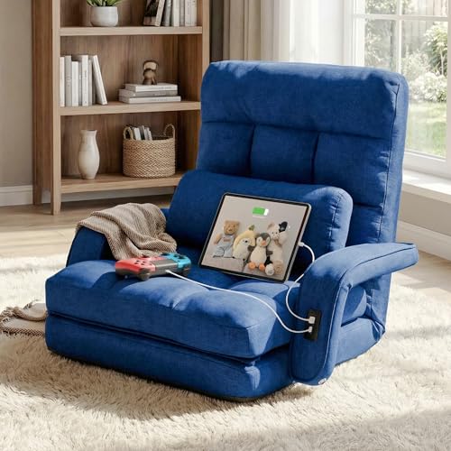 STHOUYN Comfy Floor Chair with USB
