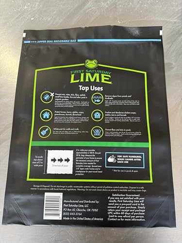 Image of First Saturday Lime Deterrent 5LB | Natural Deterrent for Outdoors, 2 Pack