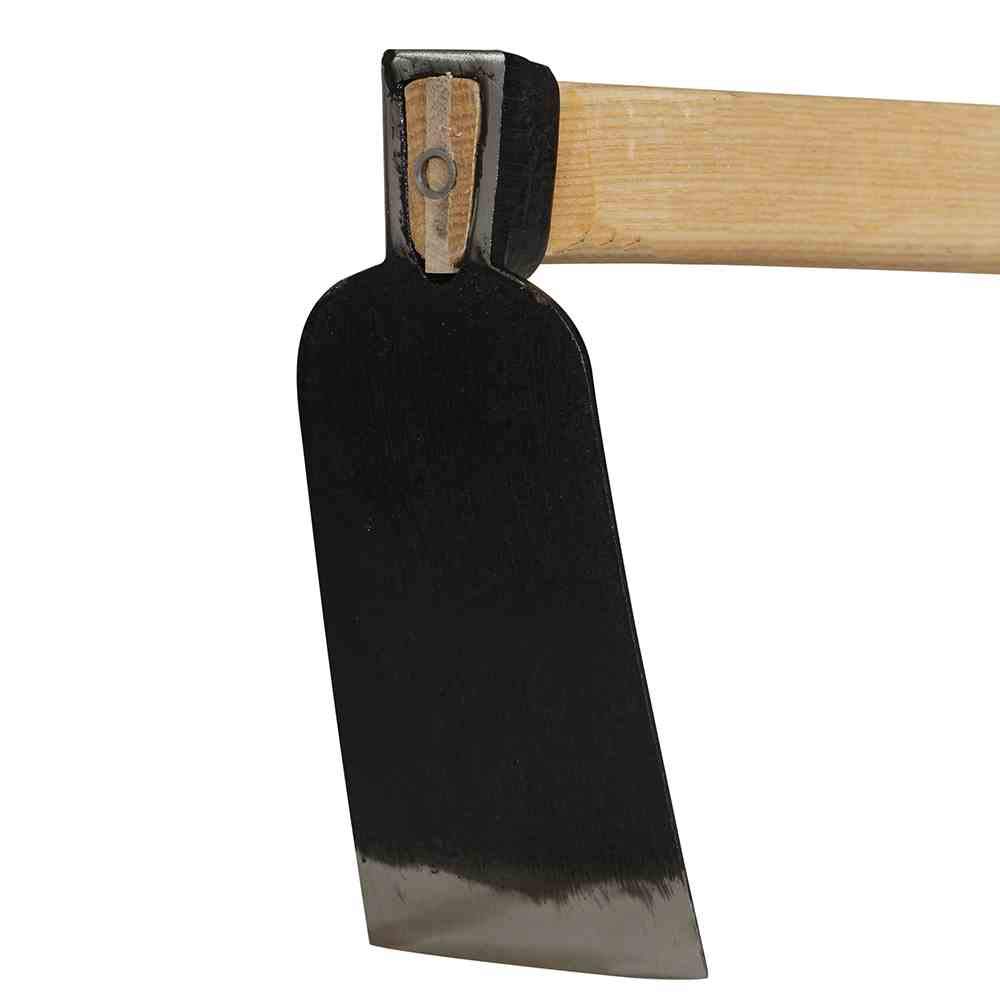 Idealspaten Rheinische Hacke | Mit Eschen-Stiel (113,5 Cm) – Blattgröße 185 X 110 Mm, Gewicht 700 G