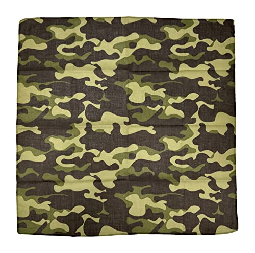 Image of Single Pack Bandanas 60s Premium Cotton Soft Thin Handfeel Large Handkerchief for Men and Women
