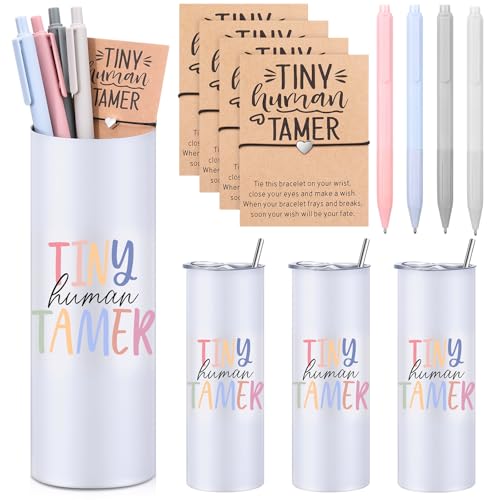 Geiserailie 16 Pcs Tiny Human Tamer Christmas Daycare Teacher Appreciation