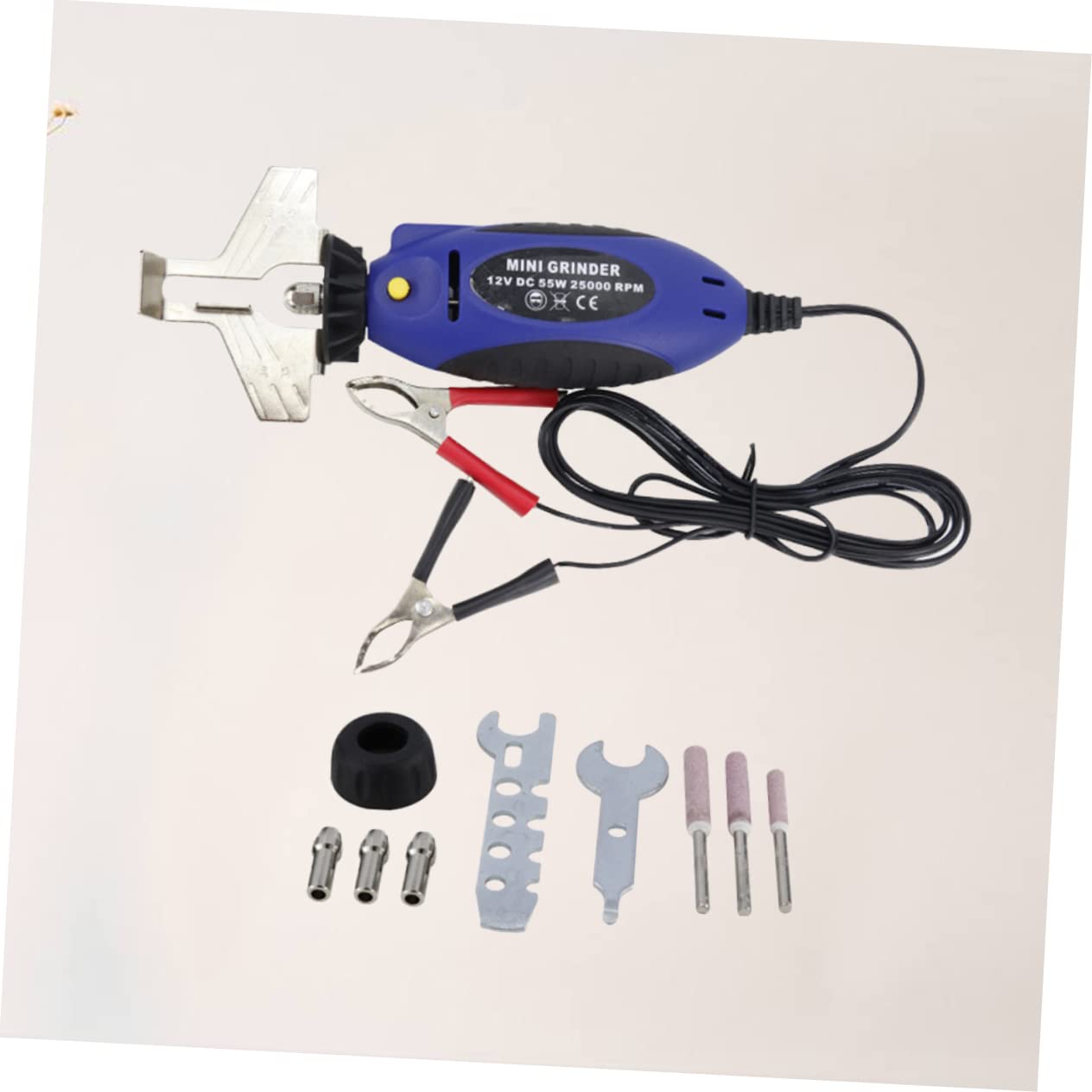 BESPORTBLE Afilador De Cadena Eléctrico Herramienta De Afilado Manual Con Llave y Piedra De Afilar Diseño Portátil y Cómodo