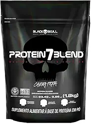 Refil Protein 7 Blend Amendoim 1,8Kg, Black Skull