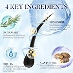5% Minoxidil with Biotin for Men Spray, Minoxidil with Rosemary for Women Hair Growth, Beard Scalp Serum for Thicker Fuller Hair (2 x 2 Fl Oz) - Image 5