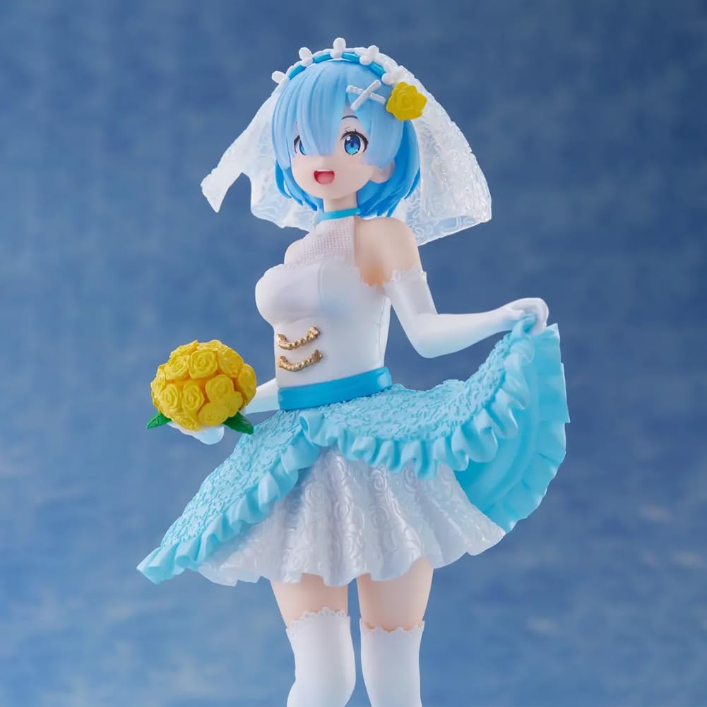 Figurina Anime Rem Di Re:0 13 Cm - Statuetta PVC Per Torta, Decorazione E Regalo Compleanno
