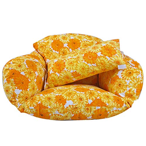 YXZN Chair Pad with Pillow Detachable Washable Hanging Egg Hammock Chairs Cushions Multi Color Swing Seat Cushion