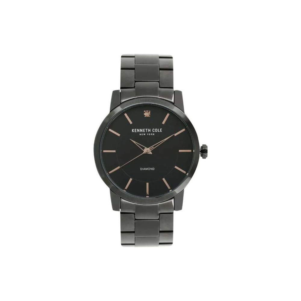 Kenneth Cole Diamond Analog Black Dial Mens Watch-KC50120002MN (B07V9HPJXN) Amazon Price History, Amazon Price Tracker