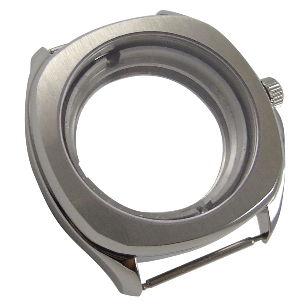 TECKEEN Stainless Steel Sapphire Crystal 40mm Stainless Watch Replacement Case for Swiss ETA 2824 2836 Movement 316L