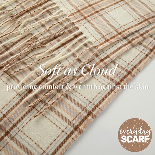 Image of CALVIN & OLIVIA Lightweight Ultra-Soft Scarf - Perfect Holiday Gift for Men & Women