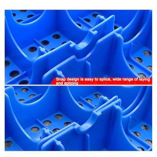 Palé de plástico con flujo de aire óptimo para proteger cajas 7