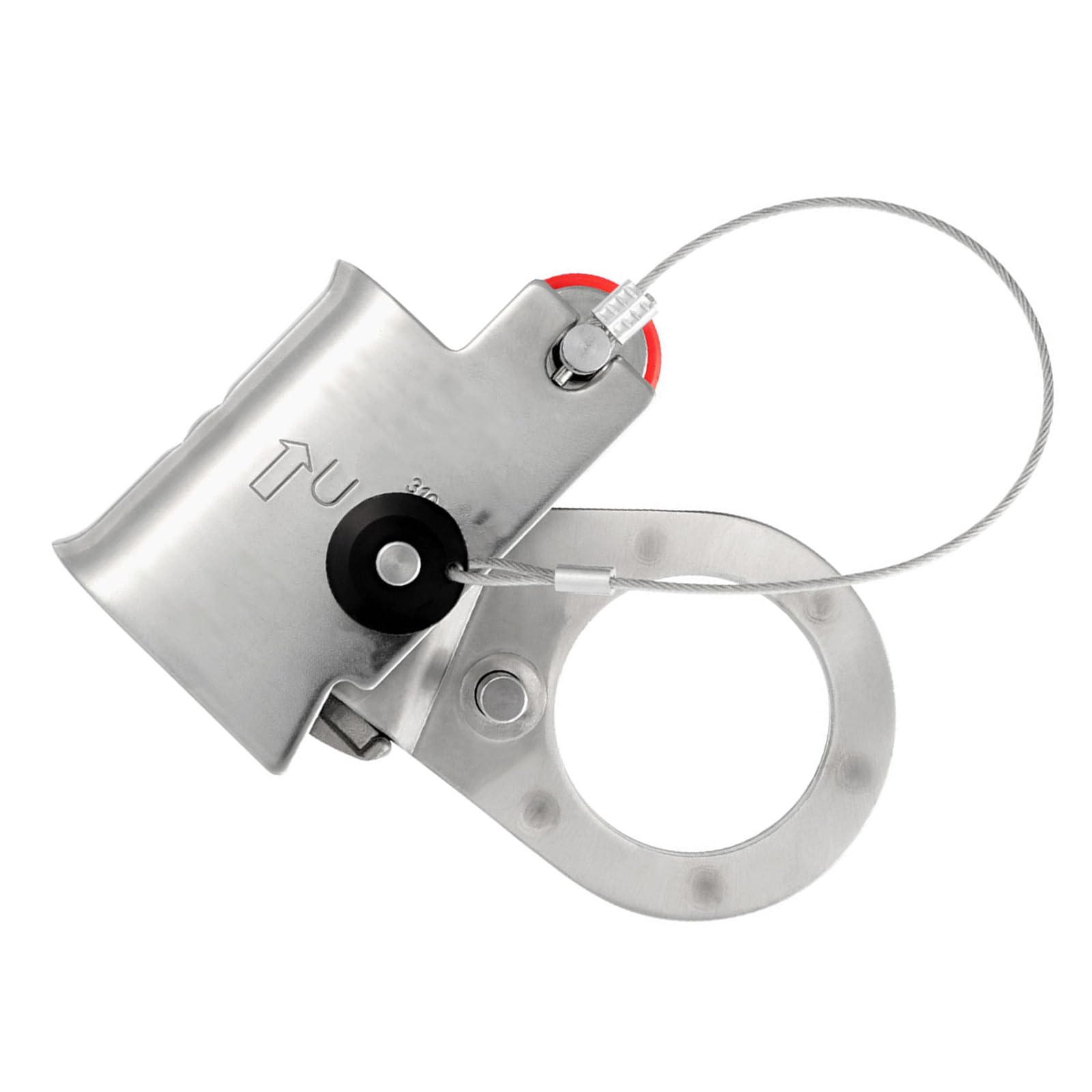 Dispositivo de Agarre de Cuerda Regulable Tensor Gancho para Colgar de Aluminio Fundido para Limpieza y Reparaciones de Nivel Equipo de Seguridad para Trabajo Aire Libre