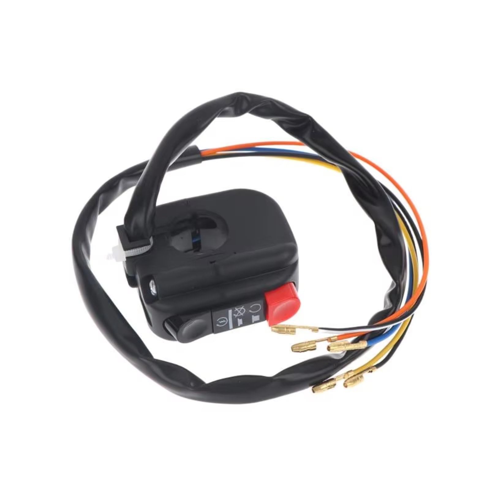 Interruptor De Motocicleta, Montaje De Manillar, Botón De Encendido Y Apagado, Interruptor Lateral De 12V Para Scooters Universales ATV Interruptor manillar moto