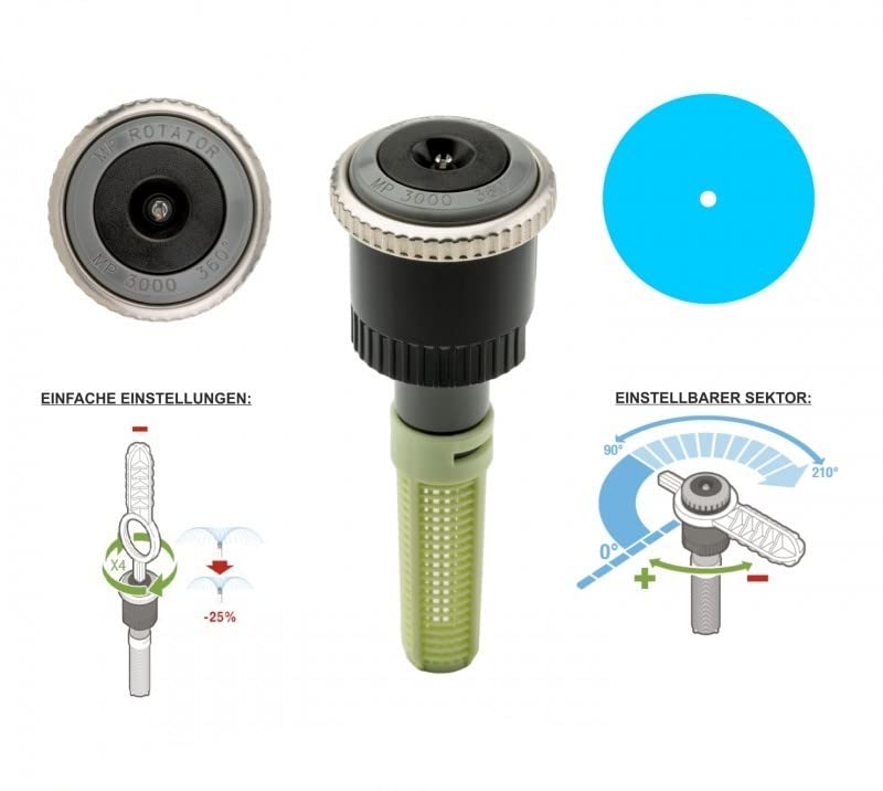 Hunter Pro-Spray PROS-04 inklusive MP Rotator Düse nach Wahl