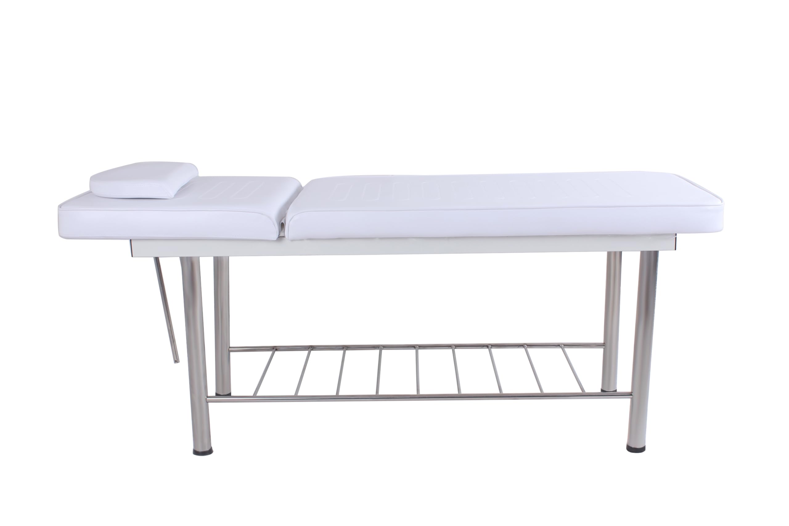 ZStyle Lettino letto massaggio estetica professionale poltrona studio reclinabile FISIOTERAPIA FISIOTERAPISTA TATTOO TATUAGGI RELAX (Bianco)