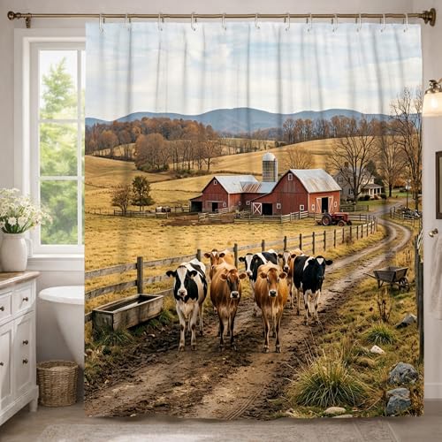 Rideau de douche extra long 183x243 imperméable pour stopper l'eau - 2