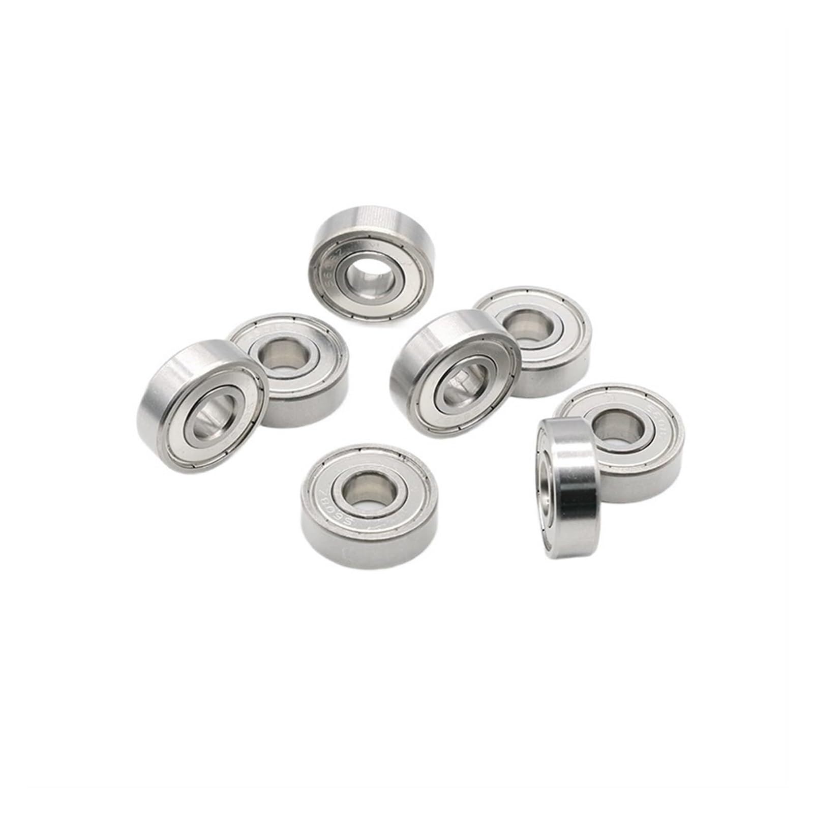 Rodamientos de Bolas, Rodamiento rígido de bolas 8 Uds S608ZZ rodamiento de bolas de acero inoxidable 608zz ABEC-9 8x22x7mm rodamiento de patines 608