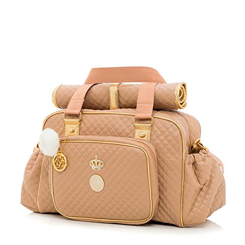 Lequiqui Bolsa Maternidade Viena Grande Caramelo