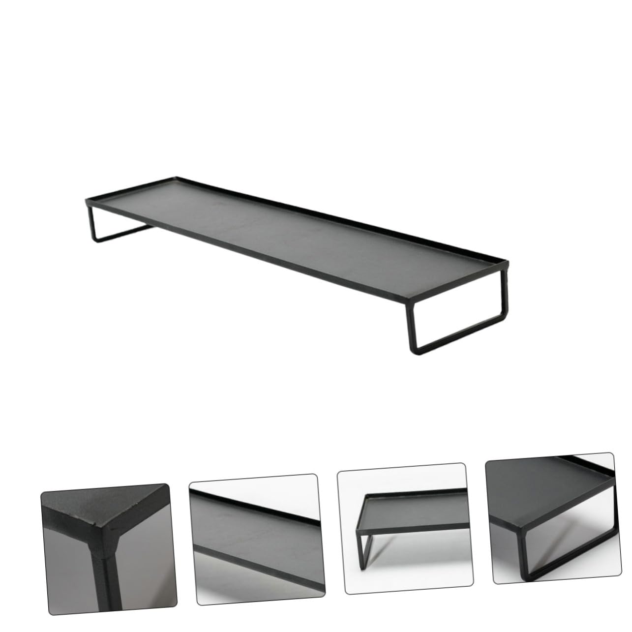 Multifunktionales Eisen Regal Teeset Aufbewahrung Blumenübertopf Ablage Robustes Handwerksregal für Tee Pflanzen Zubehör