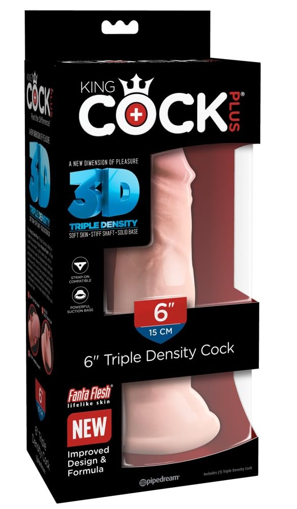 King Cock 6" Triple Density Cock Light 6 Inch