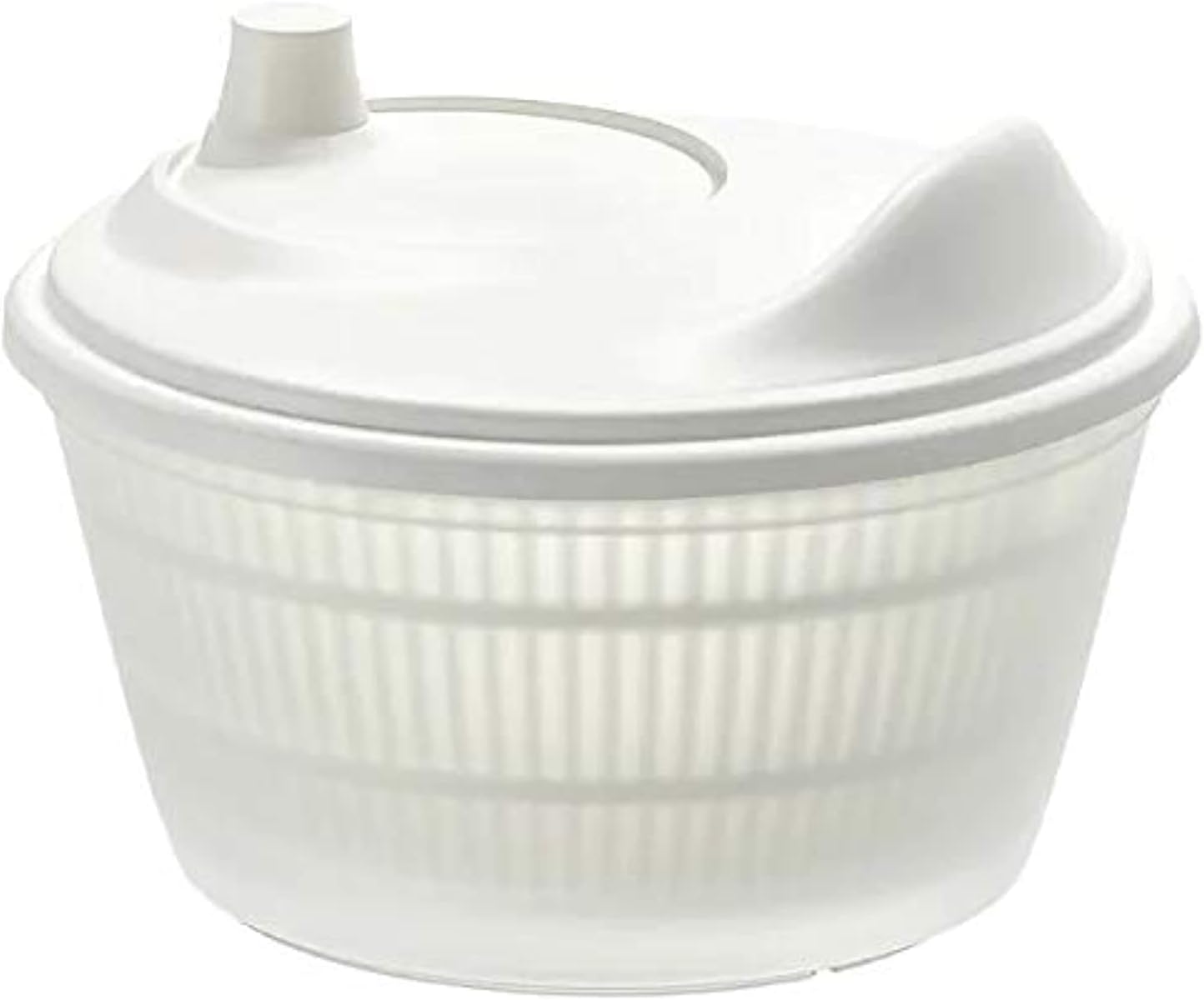 Ikea Salad Spinner with TSS Cotton Balls - White