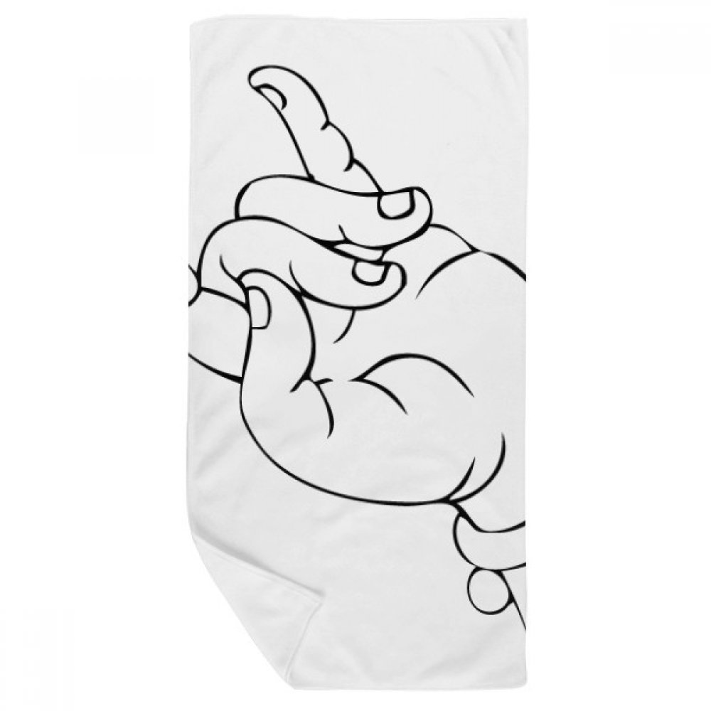 Gant de toilette bouddhisme absorbant et très doux de 35 x 70 cm