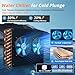 𝙐𝙥𝙜𝙧𝙖𝙙𝙚 Ice Bath Water Chiller, 1/3 HP Water Chiller for Cold Plunge Tubs, with Pump, External Filter and Filter Media, Remote Control, for Home and Professional Use