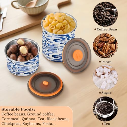 Contenedor hermético para café Qilmy 17oz acero inoxidable miniatura 6