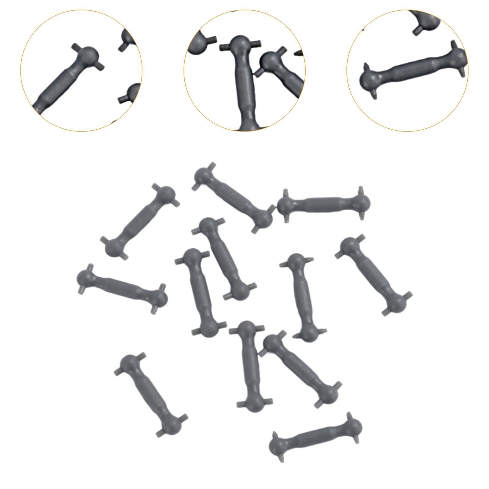 Garende Set of 12 HO Scale Motor Drive Rods for Train Models, Connecting Rods for DIY Projects, 9.5mm