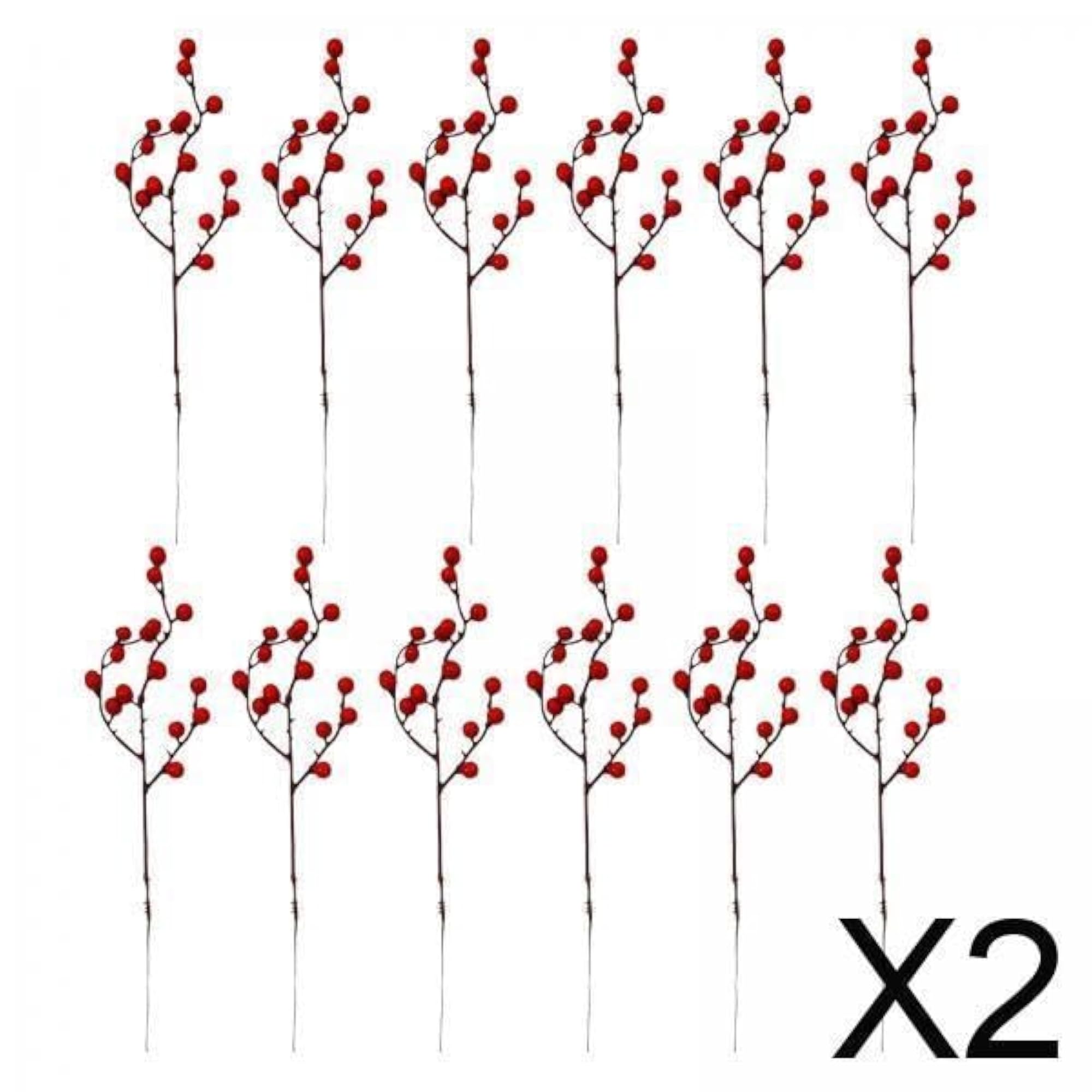 Christmas Artificial Flower Berries Branches for Wedding Decor