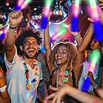 SVYIQ 12 PCS Foam Glow Sticks Bulk With 3 Modes Colorful Flashing,Foam Light up Sticks,Glow Sticks for Wedding,Glow in Dark Party Supplies for Wedding,Halloween, 4th of July,Raves,Concert,New Year1 - Image 3