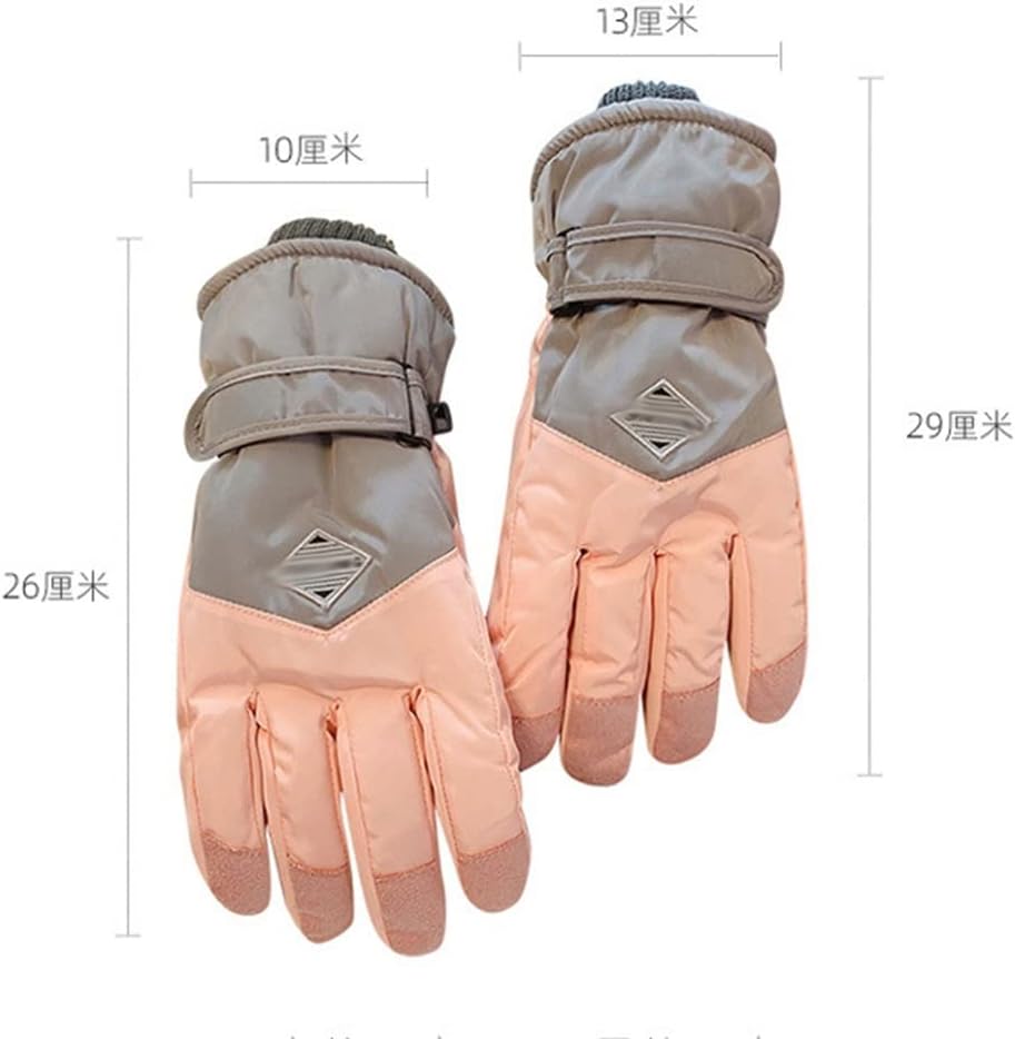 Ski Gloves Female Winter Mountaineering Warm and Thick Cotton Riding Male Motorcycle Student