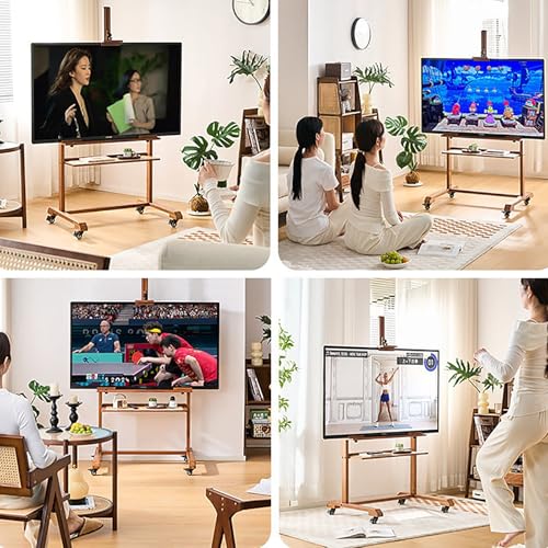 Soporte móvil para TV ajustable para 32-85 pulgadas miniatura 7