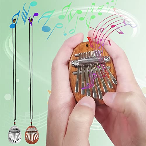 AIFUDA Lot de 2 pianos à pouce 8 touches, mini piano à pouce portable, instruments de musique, cadeau pour enfants et… - Les Beatles, Paul McCartney, John Lennon, RIngo Starr, George Harrison AIFUDA Lot de 2 pianos à pouce 8 touches, mini piano à pouce portable, instruments de musique, cadeau pour enfants et… – Image 3