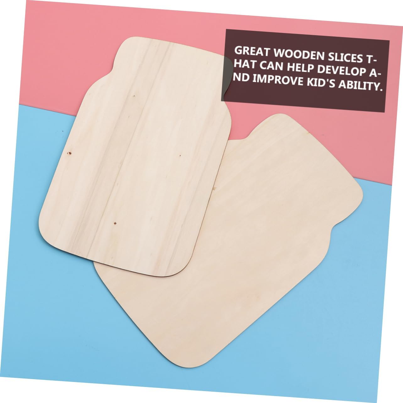 jojofuny 8pcs Bottle-Shaped Wooden Slices for Crafts Blank Cutouts for Painting Scrapbooking and Holiday Decorations High Smooth Finish