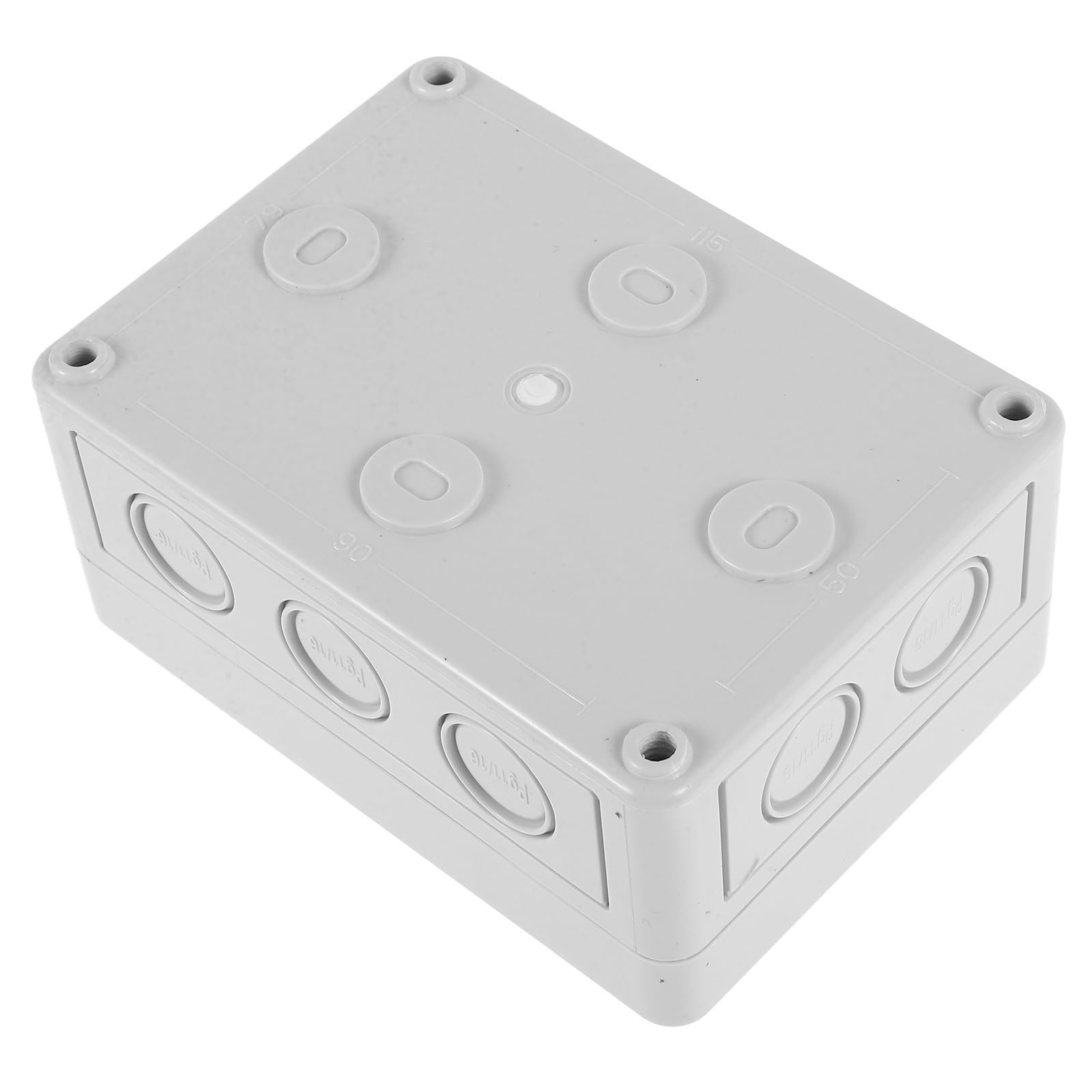 Caja de conexión impermeable COHEALI con orificios preperforados para proteger cables externos 8