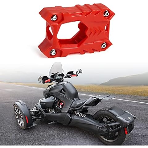 CPOWACE Sporty Key Shell Compatible with Can-Am Ryker/Outlander Accessories Red Ignition Key Cover Holder Key Case w/Hole (1PC) Cover