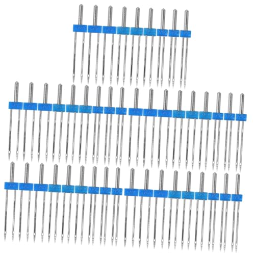 Aiguille double pour machine à coudre Lurrose en lot de 45 pièces pour les loisirs créatifs