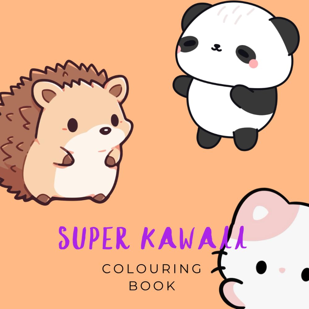 Super Kawaii Coloring Book