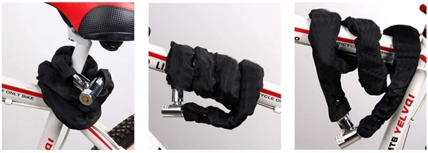 Lucchetto per Mountain Bike, Lucchetto a Catena per Bici elettrica, Lucchetto antifurto per Moto, Lucchetto a codice a Catena, Lucchetto antifurto con Combinazione a Cinque cifre,