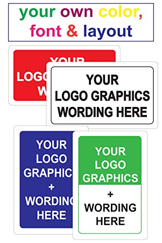 Custom Sign, Personalize it with Your own Choice of Colors, Fonts with Unlimited Wording. Heavy-Duty Rust-Free Aluminum Metal Sign, 10"x14" .04"