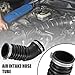 Partuto Air Cleaner Intake Hose Tube with Clamps 2223135030 - Car - Engine Filter Air Intake Duct Hose Tube - for Toyota Pickup L4 2.4L 1988-1995 Rubber Black - 1Pc