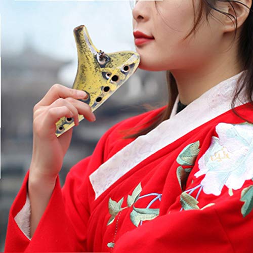 12 Hole Ocarina Alto C Ceramic Ocarina Ocarinawind Music Instrument Gift For Beginner Performer Ocarina Lover Gifts #TOP5
